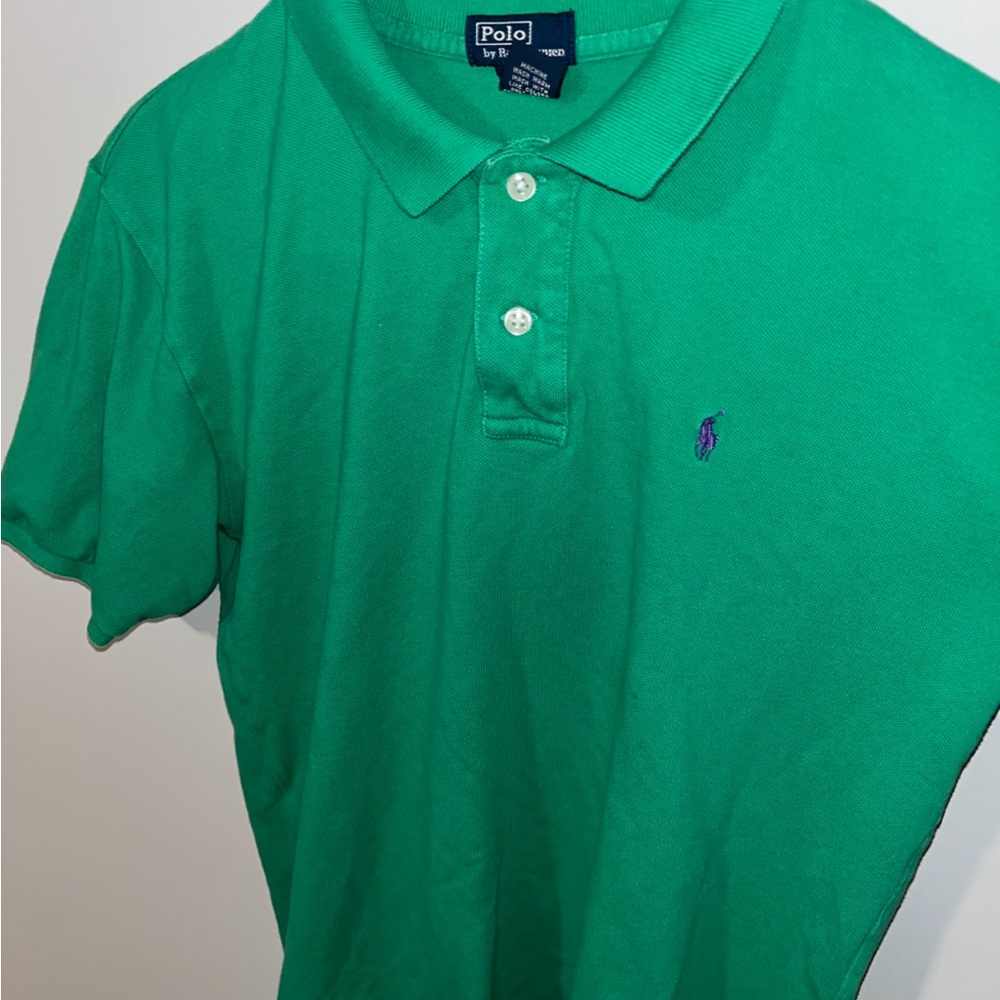 Polo by Ralph Lauren Men's Green Polo Shirt